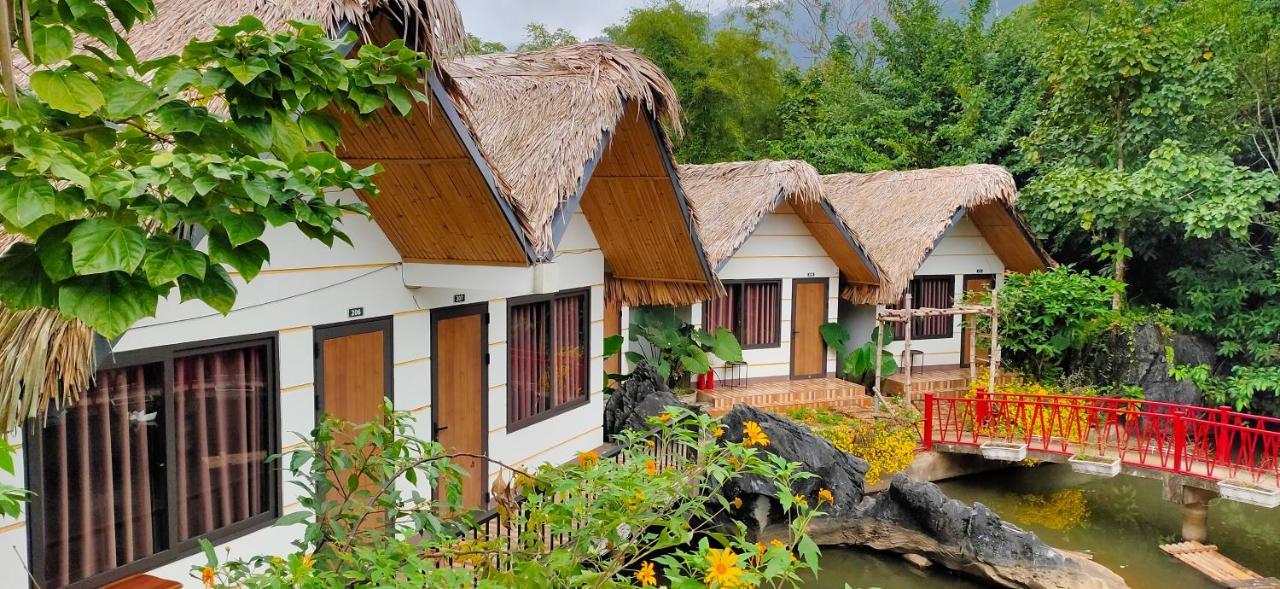 Wings Ha Giang Loop Bungalow Hotel Buitenkant foto